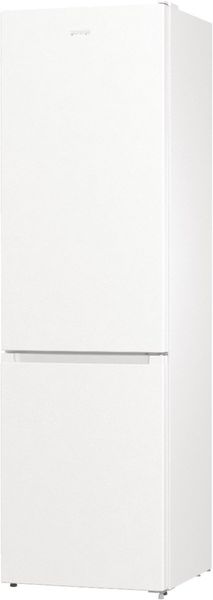 Холодильник з нижн. мороз. камерою Gorenje, 200х60х60см, 2 двері, 235( 96)л, А+, NoFrost+ , Зона св-ті, LED Диспл внутр, ,білий (NRK6201PW4) NRK6201PW4 фото