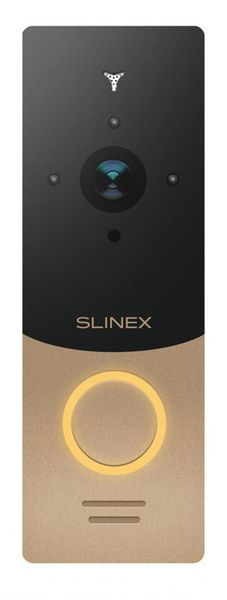 Панель виклику Slinex ML-20CRHD, персональна, 2MP, 115 градусів, безконтактна картка, золотий чорний (ML-20CRHD_G/B) ML-20CRHD_G/B фото