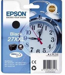 Картридж Epson WF-7620 black XXL (2200 стор) new (C13T27914022) C13T27914022 фото