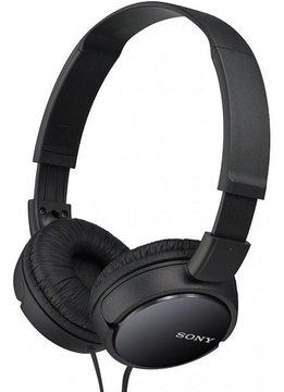 Наушники On-ear Sony MDR-ZX110AP 3.5 mini-jack, Mic, Черный (MDRZX110APB.CE7) MDRZX110APB.CE7 фото