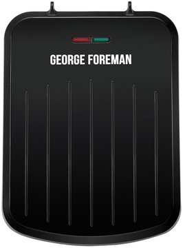 Гриль George Foreman прижимний Fit Grill Small, 760Вт, темп. режимів-1, пластик, чорний 25800-56 фото