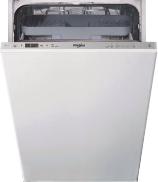 Посудомоечная машина Whirlpool встраиваемая, 10компл., A++, 45см, дисплей, белый WSIC3M27C фото
