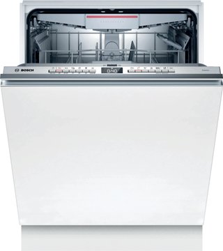 Посудомийна машина Bosch вбудовувана, 14компл., A++, 60см, дисплей, 3й кошик, білий SMV4HCX40K фото