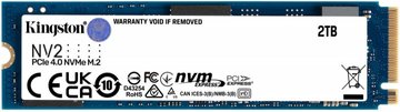 Накопичувач SSD Kingston M.2 2TB PCIe 4.0 NV2 (SNV2S/2000G) SNV2S/2000G фото