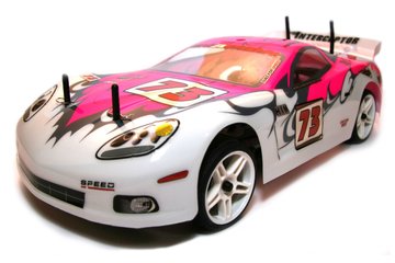 Радіокерована модель Шосейна 1:10 Himoto NASCADA HI5101 Brushed (рожевий) HI5101b фото