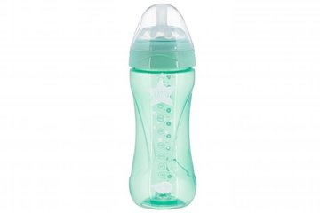 Дитяча Антиколікова пляшечка Nuvita NV6052 Mimic Cool 330мл зелена - Уцінка NV6052GREEN фото