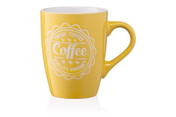 Чашка Ardesto Coffee, 330 мл, желтая, керамика (AR3469Y) AR3469Y фото