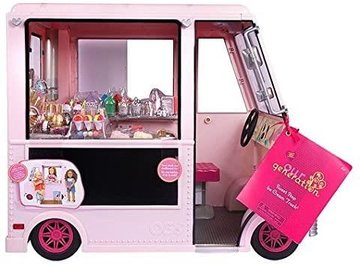 Транспорт для ляльок-Фургон з морозивом і аксесуарами (рожевий) Our Generation BD37363Z - Уцінка BD37363Z фото