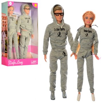 Семья с куклой типа Барби и Кеном DEFA в спортивном костюме (8360-BF) 8360-BF фото