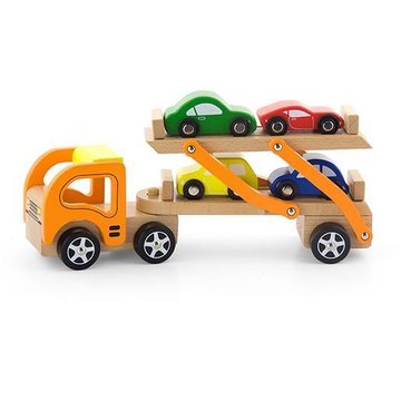 Дерев'яна іграшкова машинка Viga Toys Автотрейлер (50825) 50825 фото