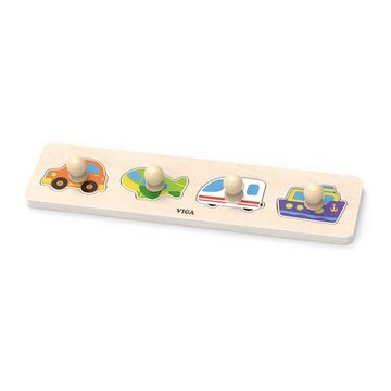 Деревянная рамка-вкладыш Viga Toys Виды транспорта (44534) 44534 фото