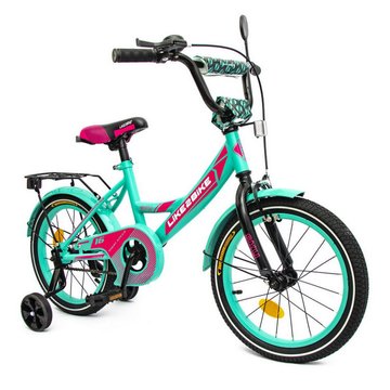 Велосипед дитячий 2-х колісний 16'' 211615 (RL7T) Like2bike Sky, бордовий, рама сталь, з дзвінком