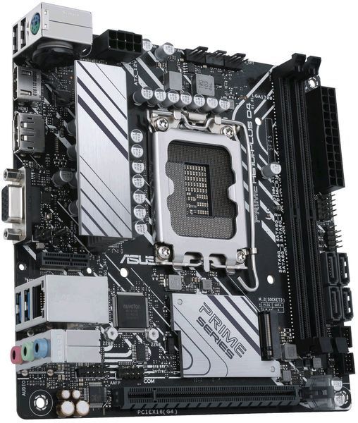Материнская плата ASUS PRIME H610I-PLUS D4-CSM s1700 H610 2xDDR4 M.2 HDMI D-Sub DP mITX (90MB1B20-M0EAYC) 90MB1B20-M0EAYC фото