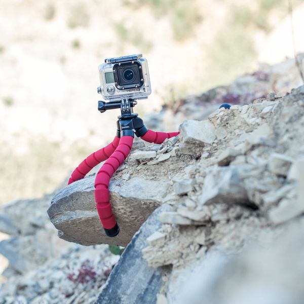 Штатив НАМА "Flex" для смартфонів і GoPro, 26 см, колір червоний 00004617 фото