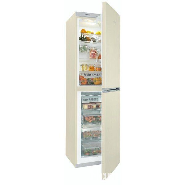 Холодильник Snaige з нижн. мороз., 194.5x60х65, холод.відд.-191л, мороз.відд.-119л, 2дв., A+, ST, бежевий (RF57SM-S5DV2F) RF57SM-S5DV2F фото
