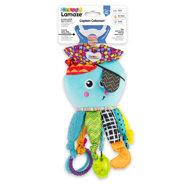 М'яка іграшка-підвіска Lamaze Кальмар з прорізувачем (L27068) L27068 фото
