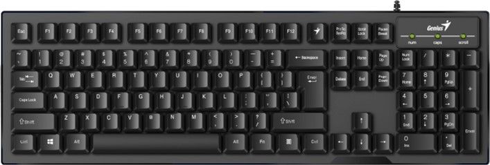 Клавіатура Genius KB-102 USB Black Ukr (31300007410) 31300007410 фото