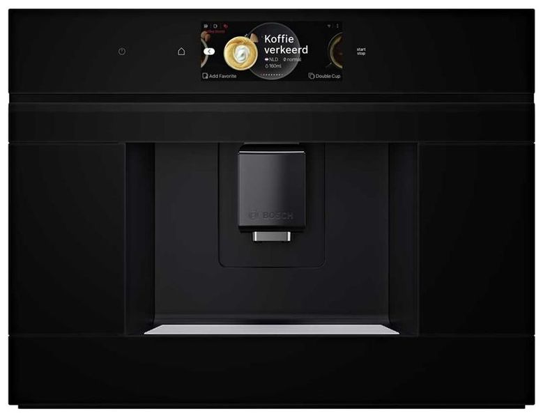 Кофемашина Bosch встраиваемая, 2.4л, зерно+молотая, автомат.капуч, LED-дисплей, черный CTL7181B0 фото