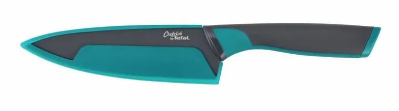 Набір ножів Tefal Chef Club 3 предмети, нержавіюча сталь з антипригарним титановим покриттям, пластик, без підставки, з чохлом (K172S305) K172S305 фото