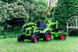 Дитячий трактор на педалях з причепом, переднім та заднім ковшами Falk CLAAS ARION (колір - зелений) (2070Y)