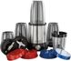 Блендер Russell Hobbs стаціонарний Nutri Boost, 700Вт, чаша-700мл, чопер 300мл, чорно-сріблястий (23180-56)