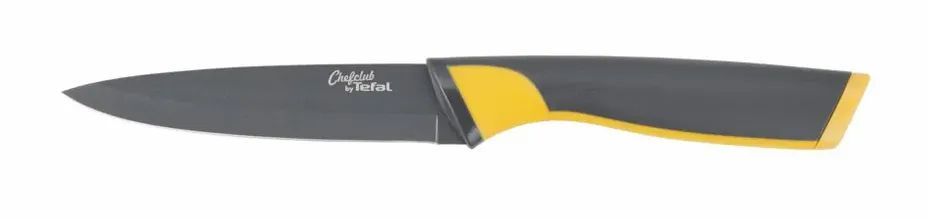 Набір ножів Tefal Chef Club 3 предмети, нержавіюча сталь з антипригарним титановим покриттям, пластик, без підставки, з чохлом (K172S305) K172S305 фото