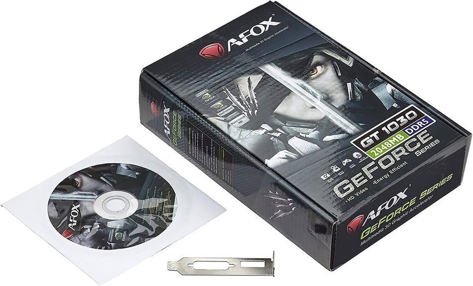 Відеокарта AFOX GeForce GT 1030 2GB GDDR5 - Уцінка AF1030-2048D5L7 фото