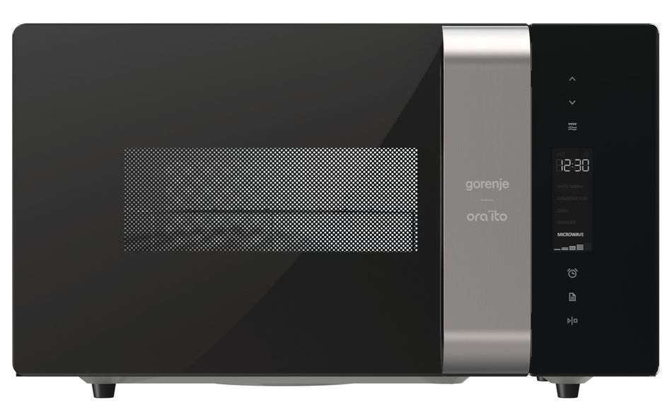 Микроволновая печь Gorenje ORAITO, 23л, электр. управляющий, 900Вт, гриль, дисплей, черный MO23ORAB фото