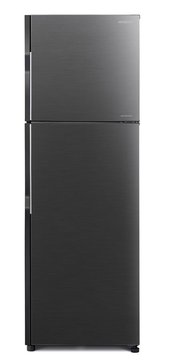 Холодильник Hitachi з верхн. мороз., 158x55х65, холод.відд.-176л, мороз.відд.-54л, 2дв., А+, NF, інв., чорний R-H330PUC7BBK R-H330PUC7BBK фото