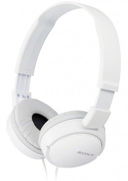 Наушники On-ear Sony MDR-ZX110AP 3.5 mini-jack, Mic, Белый (MDRZX110APW.CE7) MDRZX110APW.CE7 фото