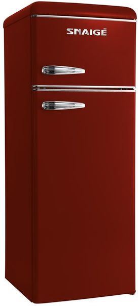 Холодильник Snaige з верхн. мороз., 147.5x56х63, холод.відд.-166л, мороз.відд.-46л, 2дв., A++, ST, retro, бургунді (FR24SM-PRDO0E) FR24SM-PRDO0E фото