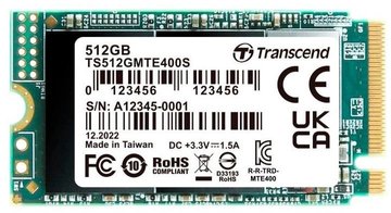 Накопичувач SSD Transcend M.2 512GB PCIe 3.0 MTE400S 2242 (TS512GMTE400S) TS512GMTE400S фото