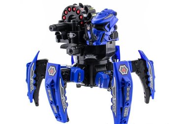 Робот-паук радиоуправляемый Keye Space Warrior с ракетами и лазером (синий) KY-9003-1 фото