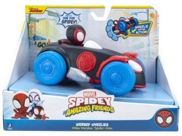 Машинка інерційна Spidey Pull Back Vehicle Spinn Майлз Моралес (SNF0017) SNF0017 фото