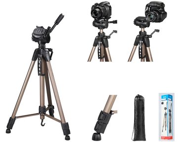 Трипод фотоаппарата Hama Star-62, 3D, 64-160см, бежевый - Уцінка 00004162 фото