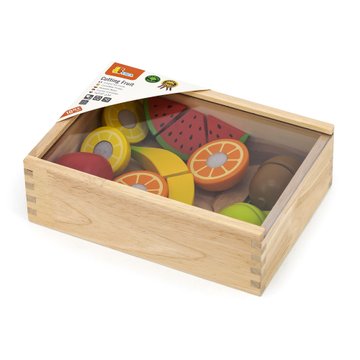 Игрушечные продукты Viga Toys Нарезанные фрукты из дерева (44539) 44539 фото