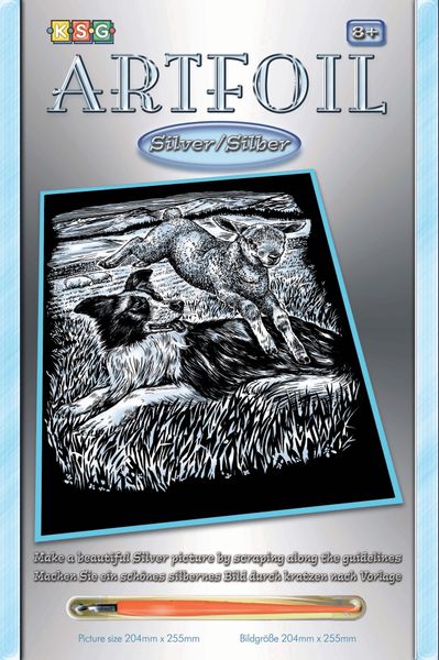 Набор для творчества ARTFOIL SILVER Овчарка Sequin Art SA0606 SA0606 фото