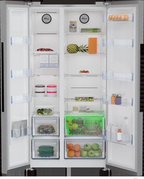 Холодильник Beko с верxн. мороз., 146x54x63, холод.отд.-142л, мороз.отд.-87л, 2дв., A+, ST, нерж. RDSA240K20XB (GN164020XP) GN164020XP фото