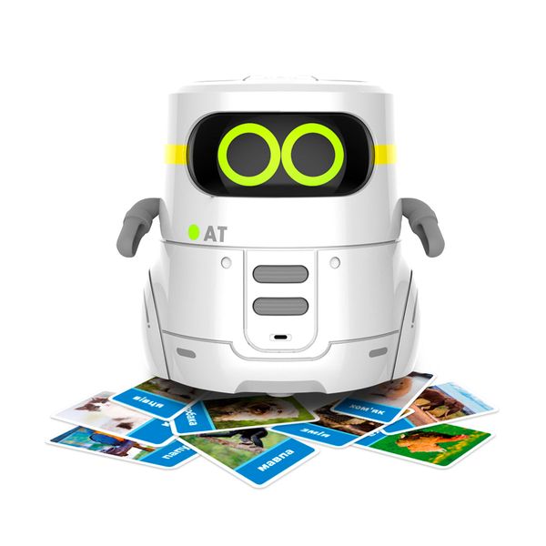 Умный робот с сенсорным управлением и обучающими карточками - AT-ROBOT 2 (белый, озвуч.укр) AT002-01-UKR AT002 фото