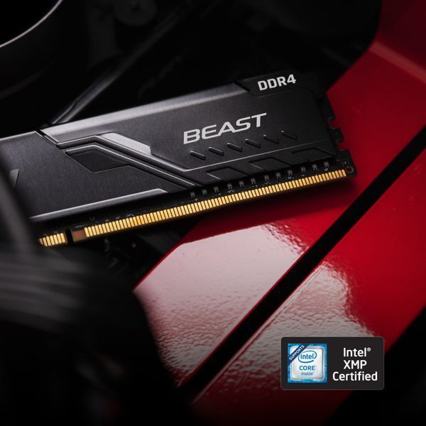 Пам'ять ПК Kingston DDR4 16GB KIT (8GBx2) 3200 FURY Beast Black (KF432C16BBK2/16) KF432C16BBK2/16 фото