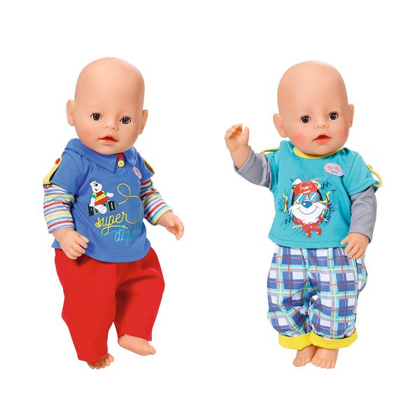 Набор одежды для куклы BABY BORN - МАЛЫШ НА ПРОГУЛКЕ (2 в ассорт.) 823927 фото