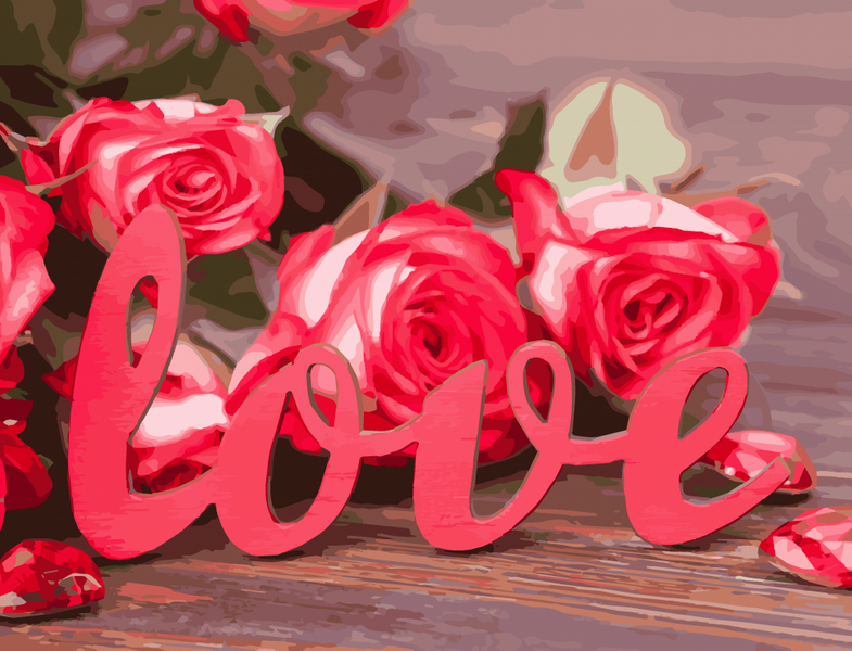 Картина за номерами. Art Craft "Троянди любові" 40 * 50 см (12118-AC) 12118-AC фото