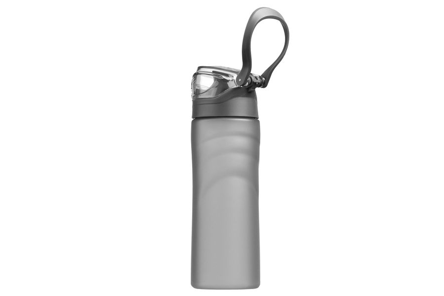 Пляшка для води Ardesto 600 мл, сіра, пластик (AR2205PGY) AR2205PGY фото