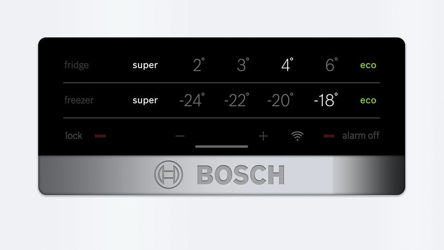 Холодильник Bosch з нижн. мороз., 203x70x67, xолод.відд.-330л, мороз.відд.-105л, 2дв., А++, NF, дисплей, білий (KGN49XW306) KGN49XW306 фото