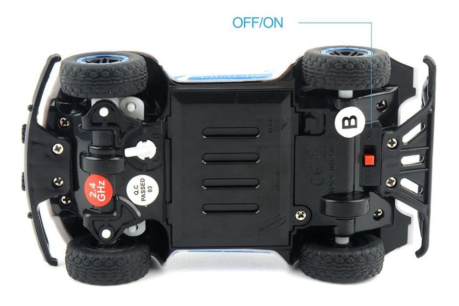 Машинка радиоуправляемая 1:43 HB Toys Muscle полноприводная (синий) (HB-DK4302) HB-DK4302 фото