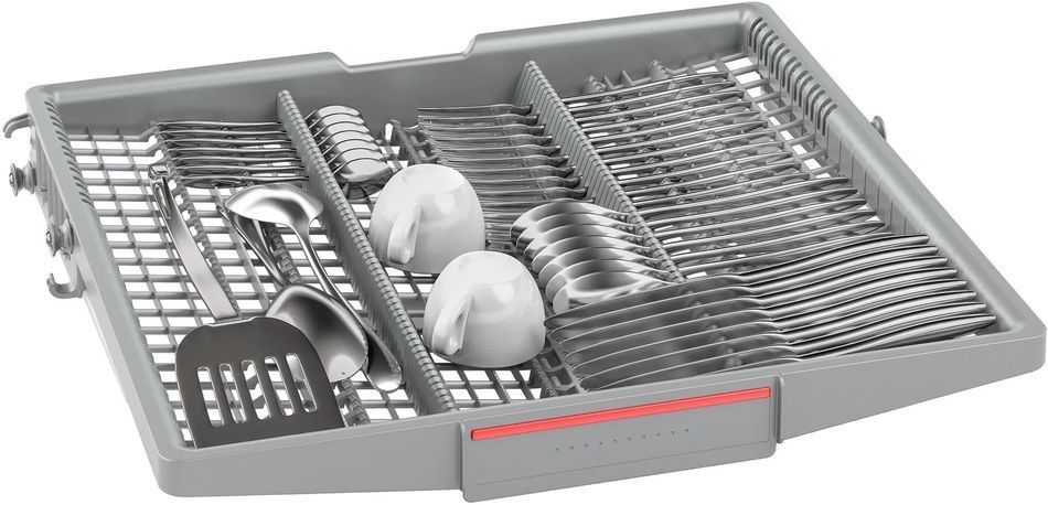Посудомийна машина Bosch вбудовувана, 13компл., A+++, 60см, дисплей, 3й кошик, білий (SMV6ECX50K) SMV6ECX50K фото
