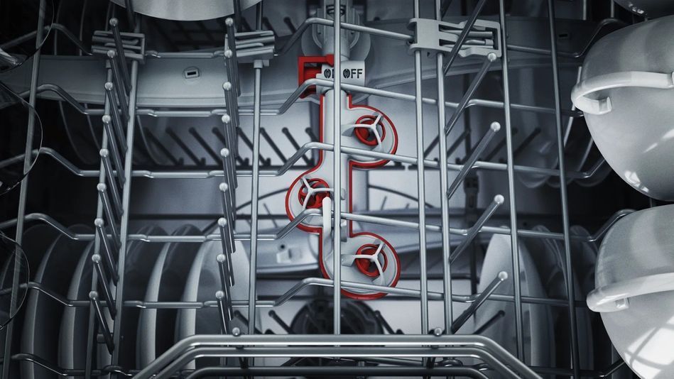 Посудомийна машина Bosch вбудовувана, 13компл., A+++, 60см, дисплей, 3й кошик, білий (SMV6ECX50K) SMV6ECX50K фото