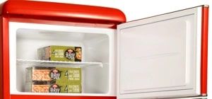 Холодильник Snaige з верхн. мороз., 147.5x56х63, холод.відд.-166л, мороз.відд.-46л, 2дв., A++, ST, retro, червоний (FR24SM-PRR50E) FR24SM-PRR50E фото