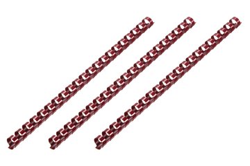 Пластиковые пружины для биндера 2E, 14мм, темно-бордовые, 100шт. 2E-PL14-100MR фото