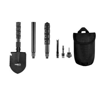 Лопата Neo Tools, 8в1, складная, 63 см, 0.92кг, чехол (63-122) 63-122 фото